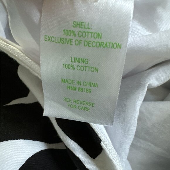 Lilly Pulitzer Forsythia Black & White Embellished Dress - Like New Size 10 - Picture 6 of 7